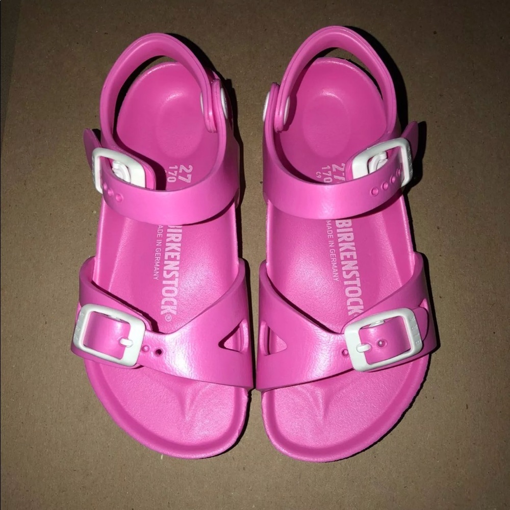 Kids sandals, Neon Pink
